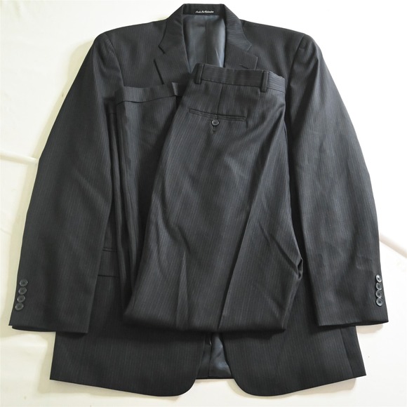 Liz Claiborne Suits Blazers Claiborne 42l 34x32 Black